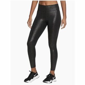 Nike ✨ Sparkle Iridescent Leggings Sz Large